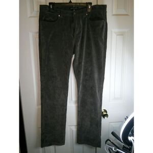 Vintage Saks Fifth Avenue Velevet Like‎ Corduroy Pants Straight Leg Brown W36x33